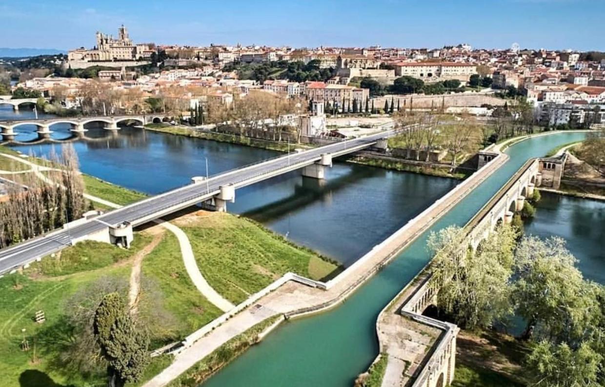 Arcole 5 - Jolie Appartement Centre Ville De Beziers Avec Garage- Wifi -Tv Connectee Dış mekan fotoğraf